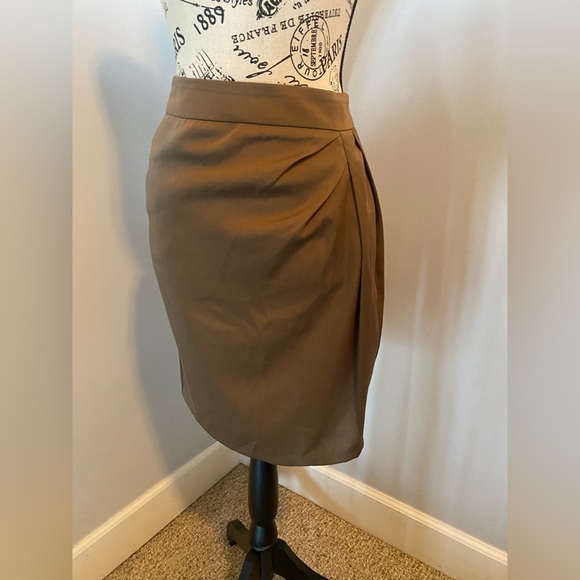 Brown dress skirt, sz 6 - Picture 4 of 4